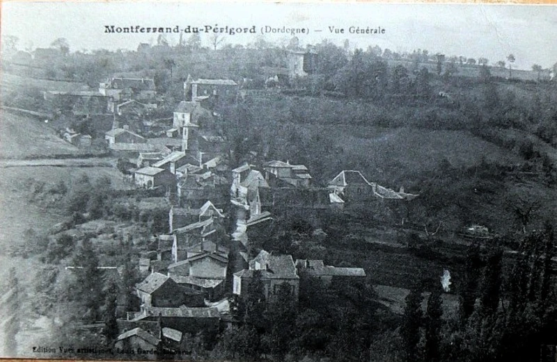 Vue aérienne de Montferrand